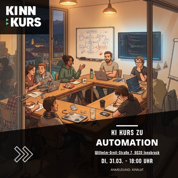 KINN:KURS zu Automation am 31.03. in der WKO Innsbruck