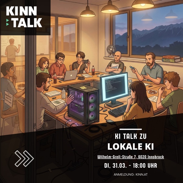 KINN:TALK zu lokaler KI am 31.03. in der WKO Innsbruck