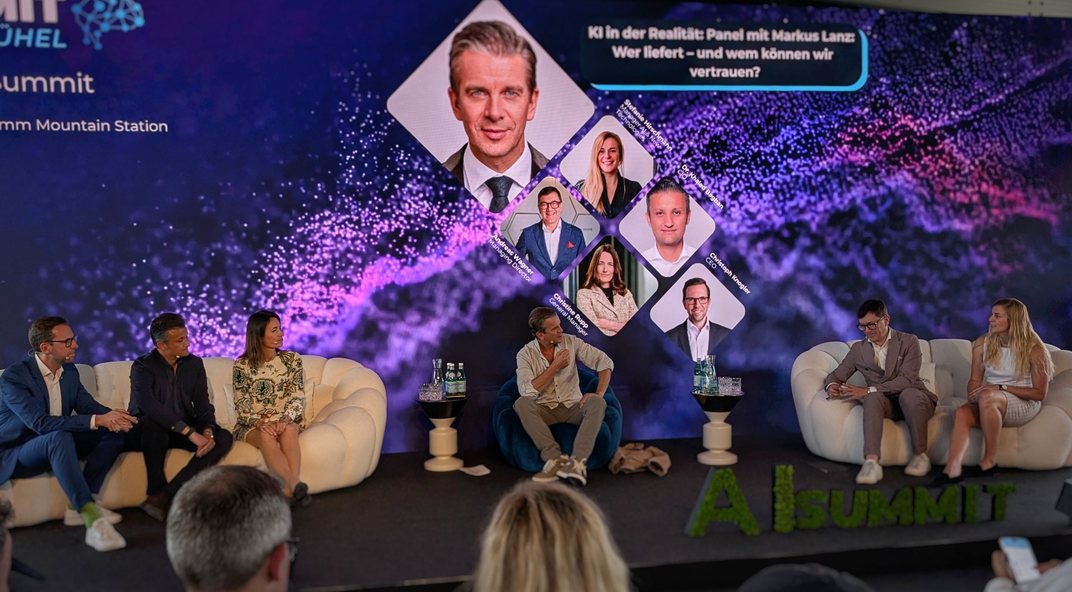 Panel beim AI Summit Kitzbühel mit Markus Lanz